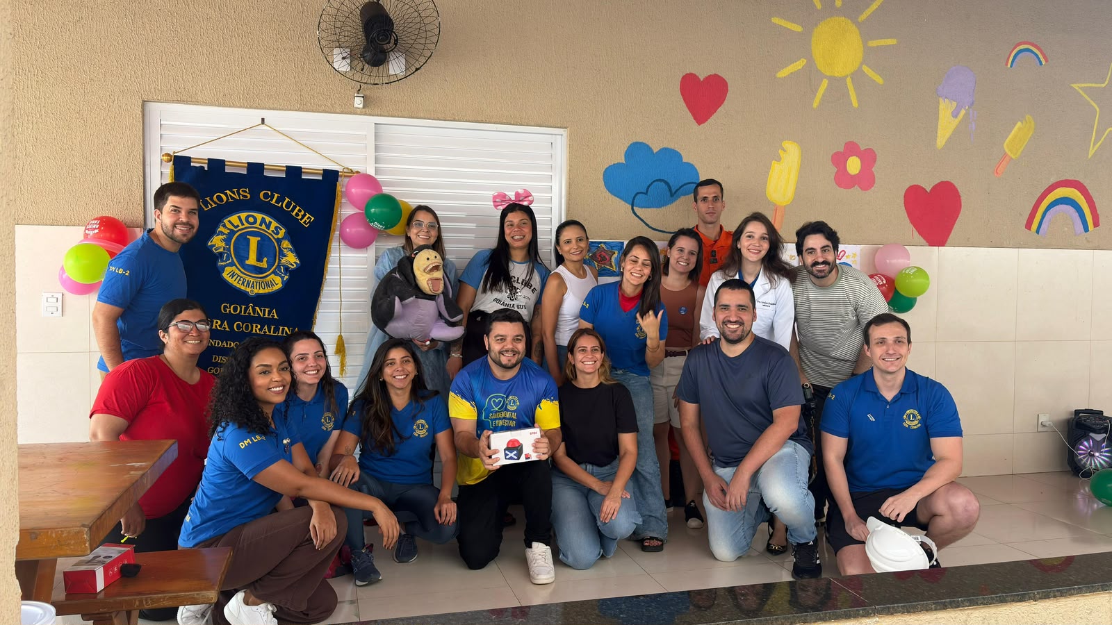 Equipe do Lions Clube Cora Coralina em ação